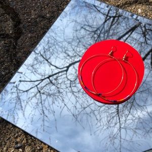 Handmade hoop earrings [multicolour]